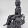 Пушкин на скамейке. В Болдино. Касли, 1988г.