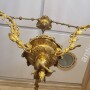 Шикарная люстра, лампа. Бронза, золочение.