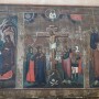 Большая трехчастная икона. Храмовая. Дерево.