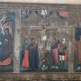 Большая трехчастная икона. Храмовая. Дерево.