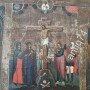 Большая трехчастная икона. Храмовая. Дерево.