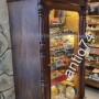 Большой старинный шкаф-витрина. 19 век