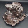 Голова собаки. Чернильница. Касл.зав. 40-50е годы. Касли.