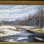 Красивый пейзаж. Весна, половодье. Белов, 70г.