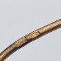 6 ложек с витыми ручками в коробке. Серебро, 875 пр. с головой.