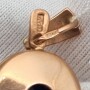 Подвеска, кулон с камнем. Сапфир?. Золото, 583 проба.