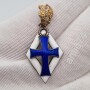 Знак об окончании ВУЗа. Серебро, 84 пр, золото, 56 пр