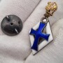 Знак об окончании ВУЗа. Серебро, 84 пр, золото, 56 пр