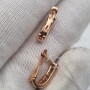Красивые серьги с камнями. Золото, 585 пр