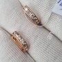 Красивые серьги с камнями. Золото, 585 пр