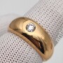 Мужское кольцо с бриллиантом 0.32 карата. Брендовое! Bucherer. Швейцария. 750 проба. Золото.