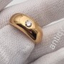 Мужское кольцо с бриллиантом 0.32 карата. Брендовое! Bucherer. Швейцария. 750 проба. Золото.