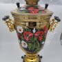 Самовар с ручной росписью. Подписной.