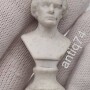 Старинный бюст Рубинштейна. Бисквит. Миниатюра.
