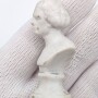 Старинный бюст Рубинштейна. Бисквит. Миниатюра.