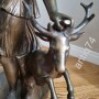 Огромная Диана-охотница. Бронза. Мастерская A.Nelli. Рим. Середина 19 века.